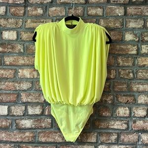 Neon Yellow Bodysuit